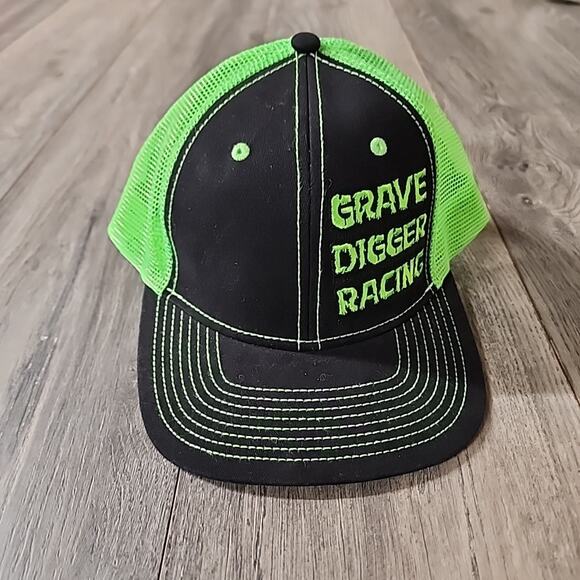 Grave Digger Monster Jam Snap Back Hat - Picture 1 of 3